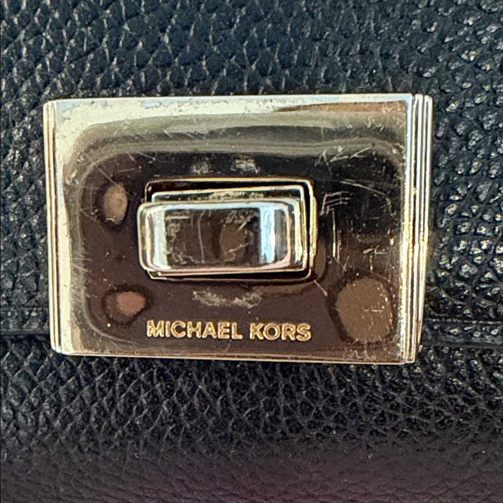 Michael Kors Black Leather Wallet - Picture 3 of 7